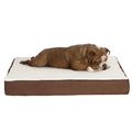 Pet Adobe Pet Adobe Memory Orthopedic Foam Dog Bed- Sherpa Top and Removable Cover- 30x20.5x4, Brown 570736QWY